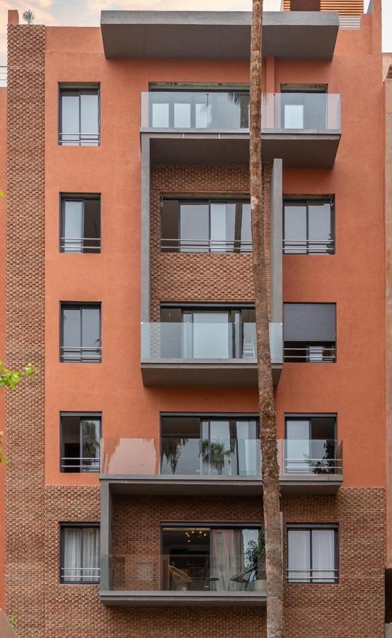 Rooftop Pool, Bright & Cozy Apartment In City Center Marrakesh Bagian luar foto